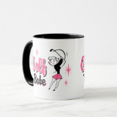 Retro Golf-Baby-Tasse Tasse (Vorderseite Links)