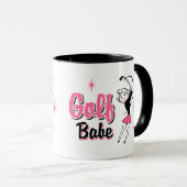 Retro Golf-Baby-Tasse Tasse (VorderseiteRechts)