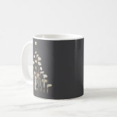 Retro Golf Club Christmas Tree Golfing Xmas Golfer Kaffeetasse (Vorderseite Links)