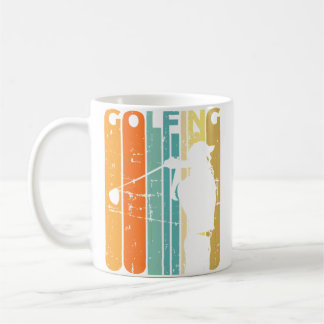 Retro-Golf-Geschenk Vintage-Golfer Golf Kaffeetasse