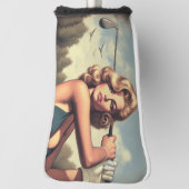 Retro Golf Girl Headcover (Rotieren 90)