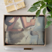 Retro Golf Girl Seidenpapier (Geschenk)