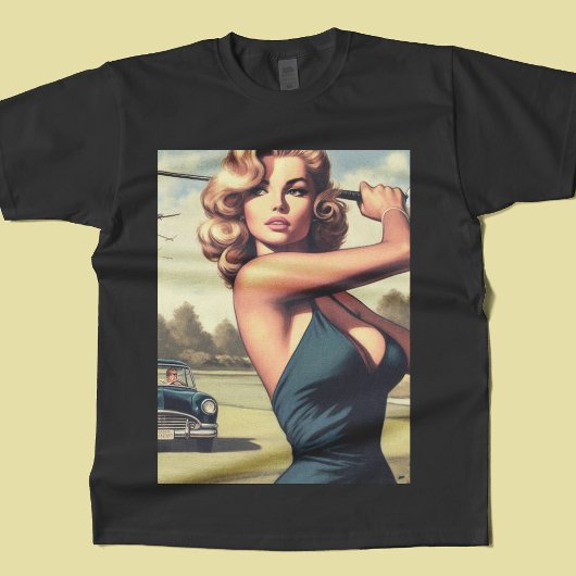 Retro Golf Girl T-Shirt