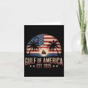 Retro Golf of US America 2025 Amerikanische Flagge Karte