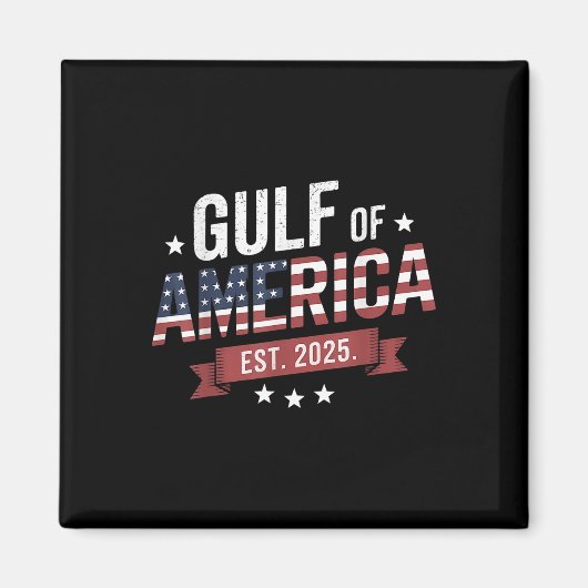Retro Golf of US America 2025 Amerikanische Flagge Magnet (Vorne)