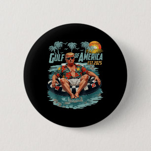 Retro Golf of US America Est 2025 American Gulf U Button