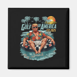 Retro Golf of US America Est 2025 American Gulf U Magnet