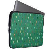 Retro Golf Pattern Laptopschutzhülle (Vorne Rechts)