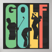 Retro Golf Poster (Vorne)