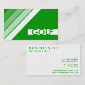 Retro GOLF Visitenkarte (Vorne/Hinten)