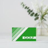 Retro GOLF Visitenkarte (Stehend Vorderseite)