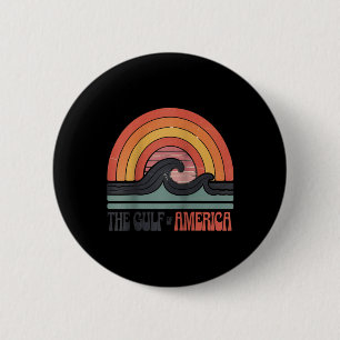 Retro Golf von Amerika, der Golf von Mexiko oder a Button