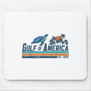 Retro Golf von Amerika Est 2025 Schildkrötenmex Mousepad