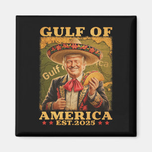 Retro Golf von Amerika Mexiko Funny Trump Mexiko Magnet