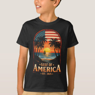 Retro Golf von Amerika Ostküste 2025 Flaggenküste  T-Shirt