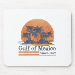 Retro Golf von Mexiko 1672 Beach Palms Summer Vaca Mousepad