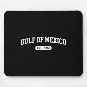 Retro Golf von Mexiko Est 1550 mexikanische Flagge Mousepad