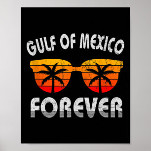 Retro Golf von Mexiko Forever Vintage Strand Golf Poster