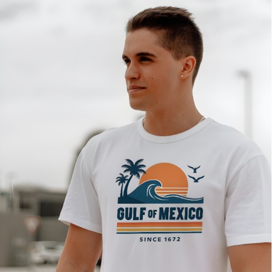 Retro Golf von Mexiko seit 1672 White T-Shirt