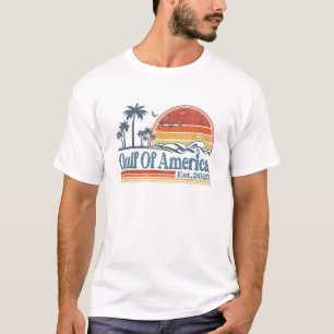 Retro Golf Von USA Amerika 2025 Amerikanische Flag T-Shirt