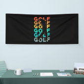 Retro Golfer Banner (Messe)