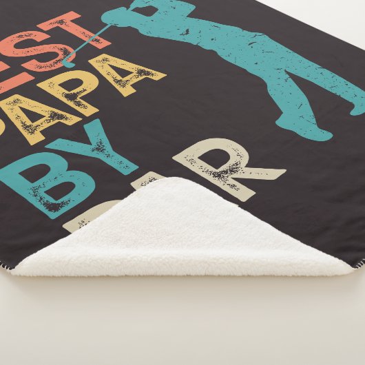 Retro Golfer - Bestes Papa per Par Sherpadecke (3/4)