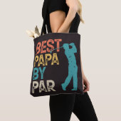 Retro Golfer - Bestes Papa per Par Tasche (Von Nahem)