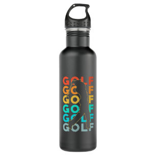 Retro Golfer Edelstahlflasche
