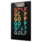 Retro Golfer Klemmbrett (Links)