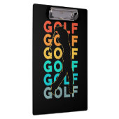 Retro Golfer Klemmbrett (Rechts)