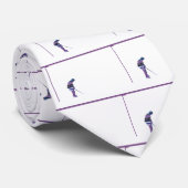 Retro Golfer Sports Krawatte Golf (Gerollt)