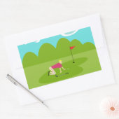 Retro Golfer Stickers (Umschlag)