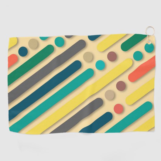 Retro Golfhandtuch (Horizontal)