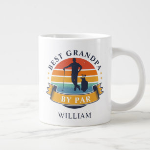Retro Golfo Best Opa Par Personalisiert Jumbo-Tasse