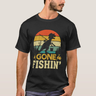 Retro Gone Fishing-Shirt Jungen Kinder Kleinkind S T-Shirt