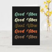 Retro Good Mood Sprichwort Karte (Gelbe Blume)