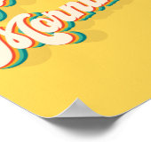 Retro Good Morning Poster (Ecke)