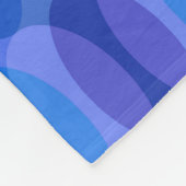 Retro Good Vibes Geometric Pattern Fleecedecke (Ecke)