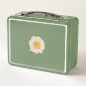 Retro Good Vibes Metal Lunch Box (Rückseite)