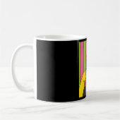Retro-Gorilla-Affe mit Radio-Musik Kaffeetasse (Links)