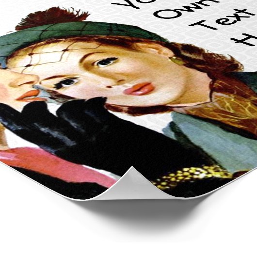 Retro Gossip Poster (Ecke)