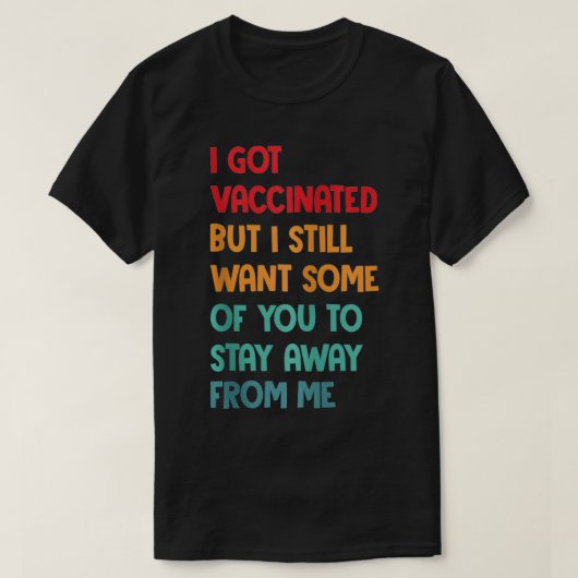 Retro-Got des Impfstoffs Vac T-Shirt (Design vorne)