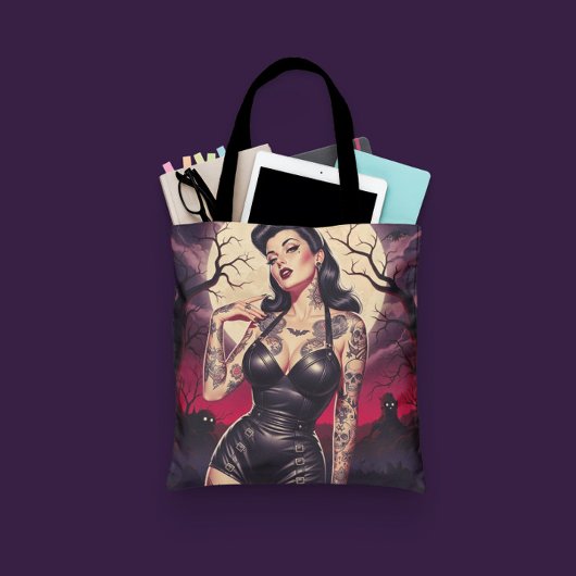 Retro-Goth-Mädchen Tasche