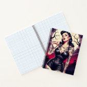 Retro Gothic Girl Notizblock (Innenseite)