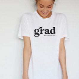 Retro grad cooler, einfacher Schwarz-weißer Abschl T-Shirt