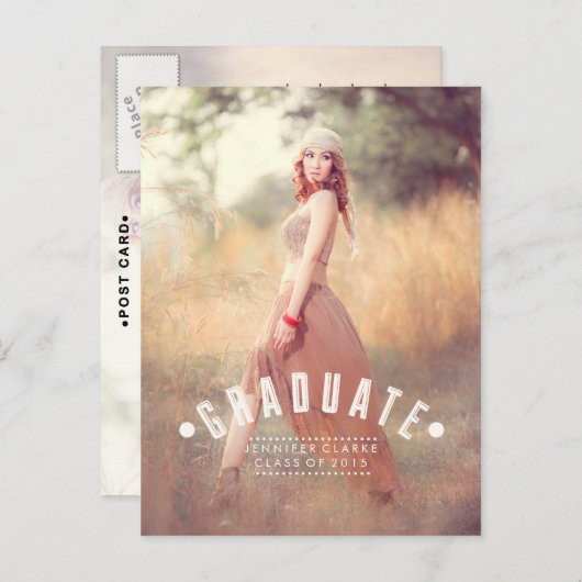 RETRO GRAD | EINLADUNG DER BILDUNGSPARTEI 2015 (Vorne/Hinten)