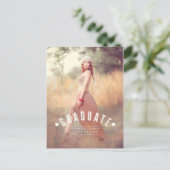 RETRO GRAD | EINLADUNG DER SCHULAGSPARTEI (Stehend Vorderseite)