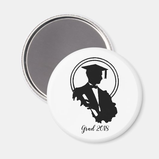 Retro Grad Magnet (Vorderseite/Rückseite)