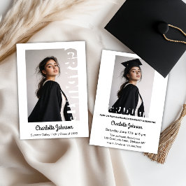 Retro Grad Typografie Einladungs Ankündigungs Kart Ankündigung