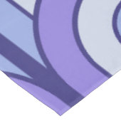 Retro Gradated Geometric Fan Pattern Tischdecke (Schrägansicht)